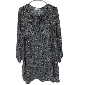 Temofon Black & White Tunic Dress - Size Small - NWT